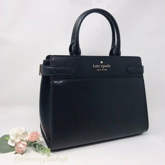 Kate Spade NEW! Staci Black Satchel - Picture 4 of 13